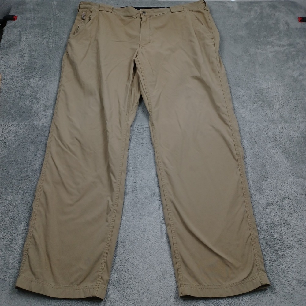 Duluth Pants Mens XXL Brown Pockets Workwear Straight Outdoor Casual Stretch